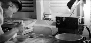 1959 - Woon Khai Boon in his Dark Room Photography