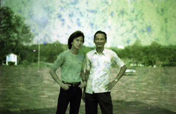 1974 Father friend at Telecom
