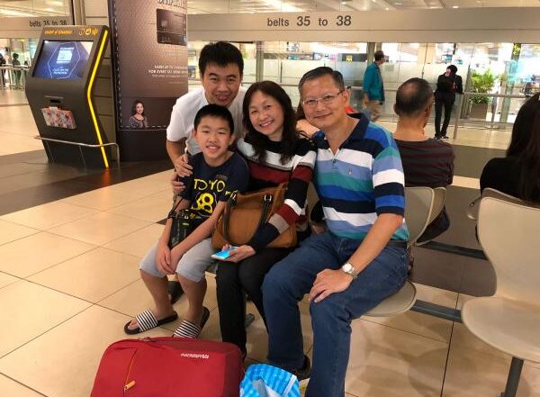 2017 Woon Lai Fun arriving at Changi Airport