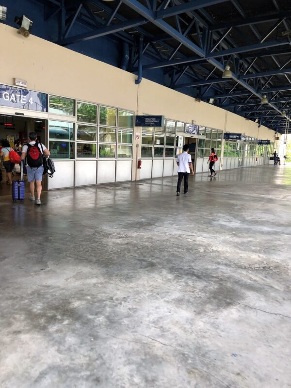 2019 Train arrival station Singapore