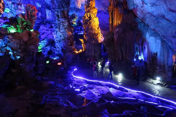 Visit to amazing and beautiful Guilin Reed Flute Cave