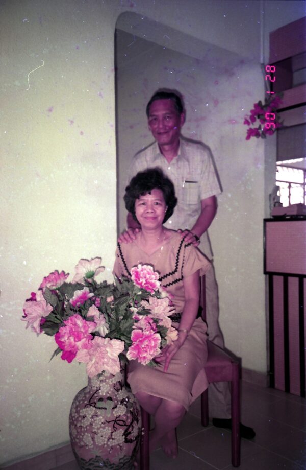 1990 Chinese New Year visits Katong Aunt Grandpa Chan Woon Lai Fun