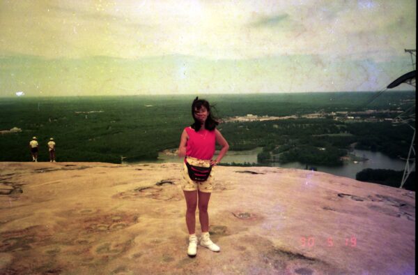 1990 Sally visit to Atlanta and Stone Mountain