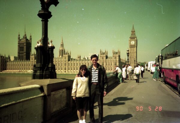 1990 Visit to London and Peter Klein home