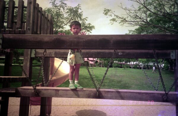 1991 Childcare outing with Derrick and Eric at Malaysia