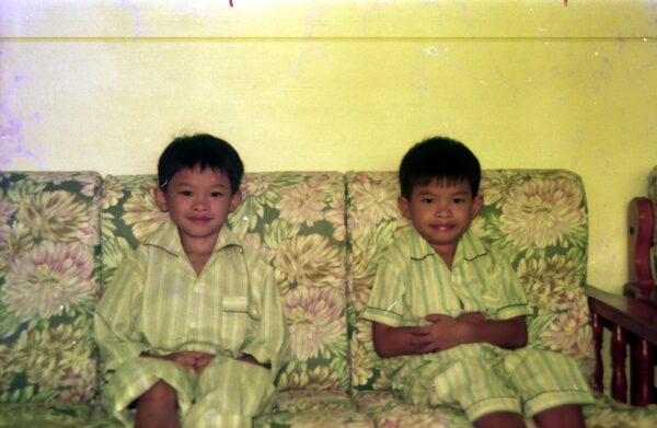 1991 - Chinese New Year Celebration with Relatives - Ghim Moh home on Day 1