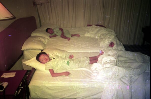 1991 - Holiday at Phuket Thailand - Tired after a long day