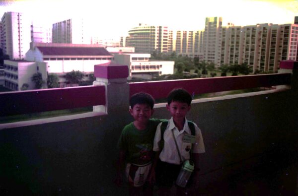 1993 - Derrick going to Primary One - Jurong Primary School