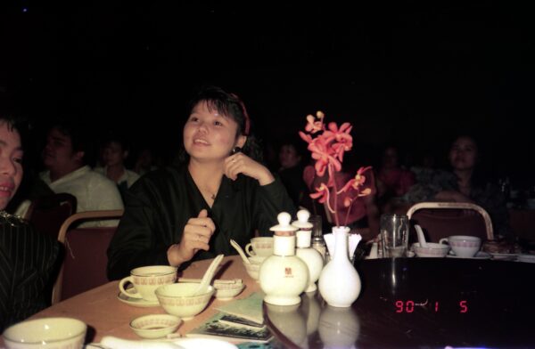 1993 Sally attending JVC Dinner and Dance