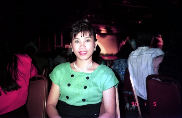 1993 Sally attending JVC Dinner and Dance
