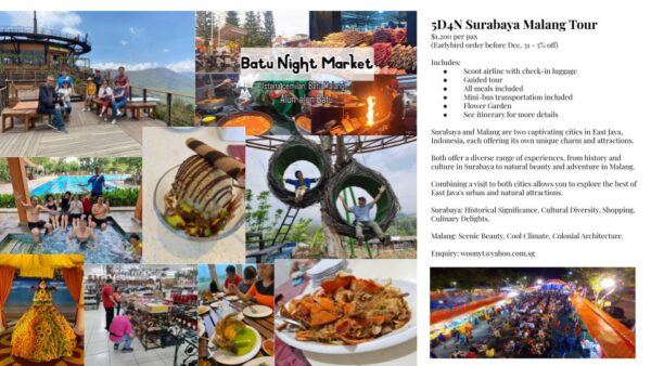 5D4N Surabaya and Malang Holiday Tour