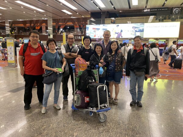 Departing from Changi Airport Terminal 1