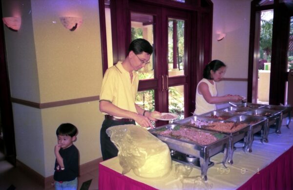 1999 Eric Birthday celebration at Parc Oasis