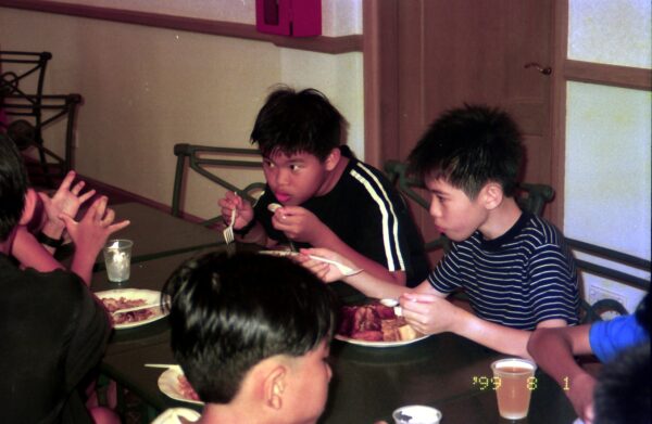 1999 Eric Birthday celebration at Parc Oasis