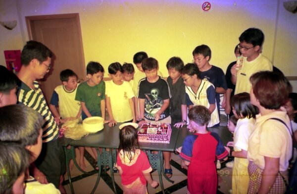 1999 Eric Birthday celebration at Parc Oasis