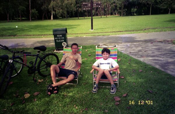 2001 Chan Family Camping at East Coast Park