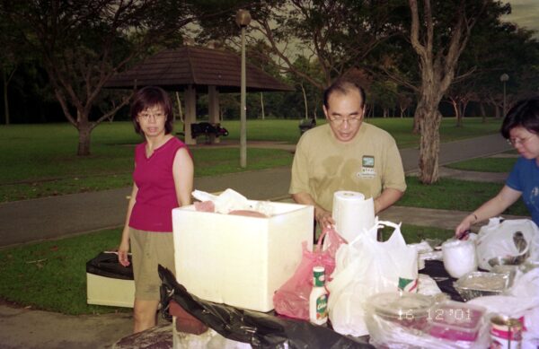 2001 Chan Family Camping at East Coast Park