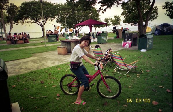 2001 Chan Family Camping at East Coast Park