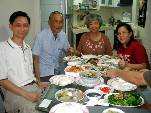 2003 Chinese New Year Lunch at Ghim Moh