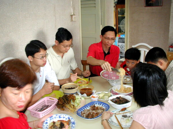 2003 Chinese New Year Lunch at Ghim Moh