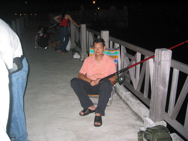 2004 Night fishing at Labrador Park — photo