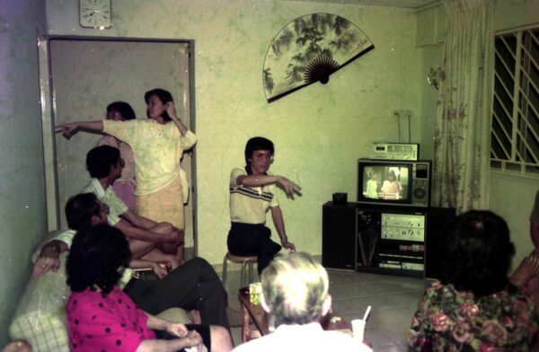 1985 House warming celebration at our first home Jurong West Block 417