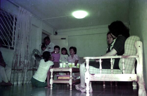 1985 House warming celebration at our first home Jurong West Block 417