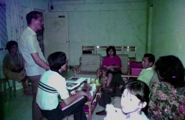 1985 House warming celebration at our first home Jurong West Block 417