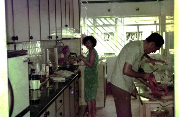 1985 House warming celebration at our first home Jurong West Block 417