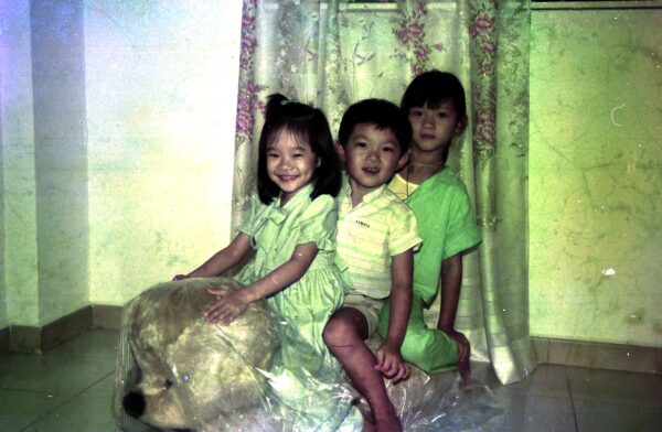 1985 House warming celebration at our first home Jurong West Block 417