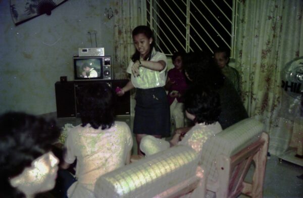 1985 House warming celebration at our first home Jurong West Block 417
