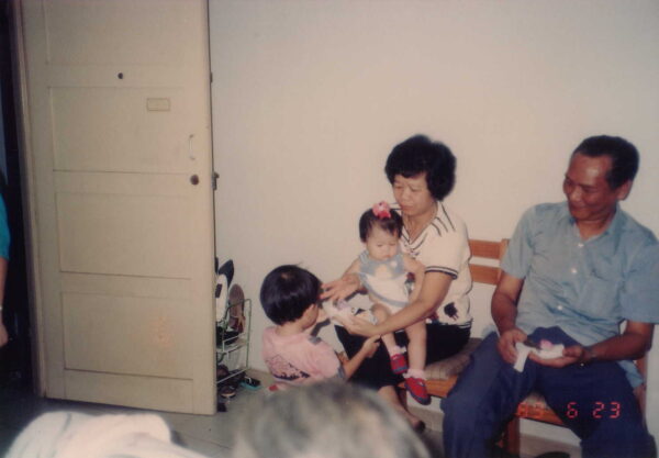 1989 Derrick birthday party three years old