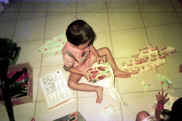 1989 Derrick birthday party three years old