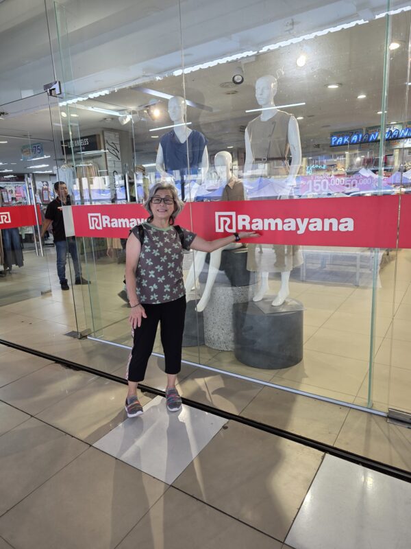 Main entrance to Ramayana Mall which opens at 11am daily